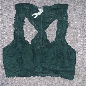 Forrest Green Free People Bralette- XS